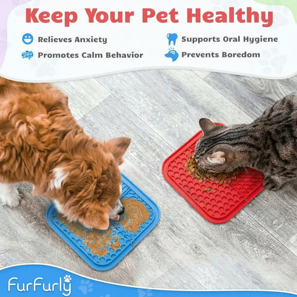Set of 2 Pet Lick Mats
