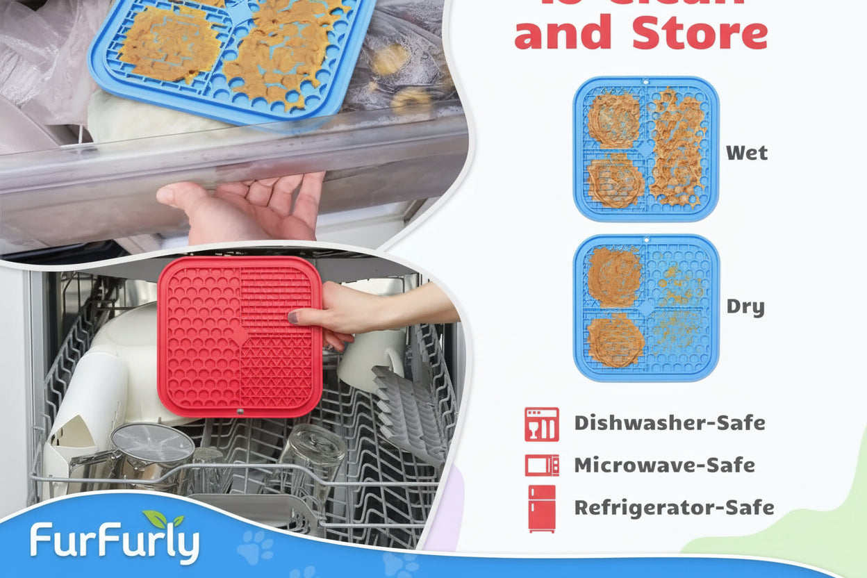 Set of 2 Pet Lick Mats