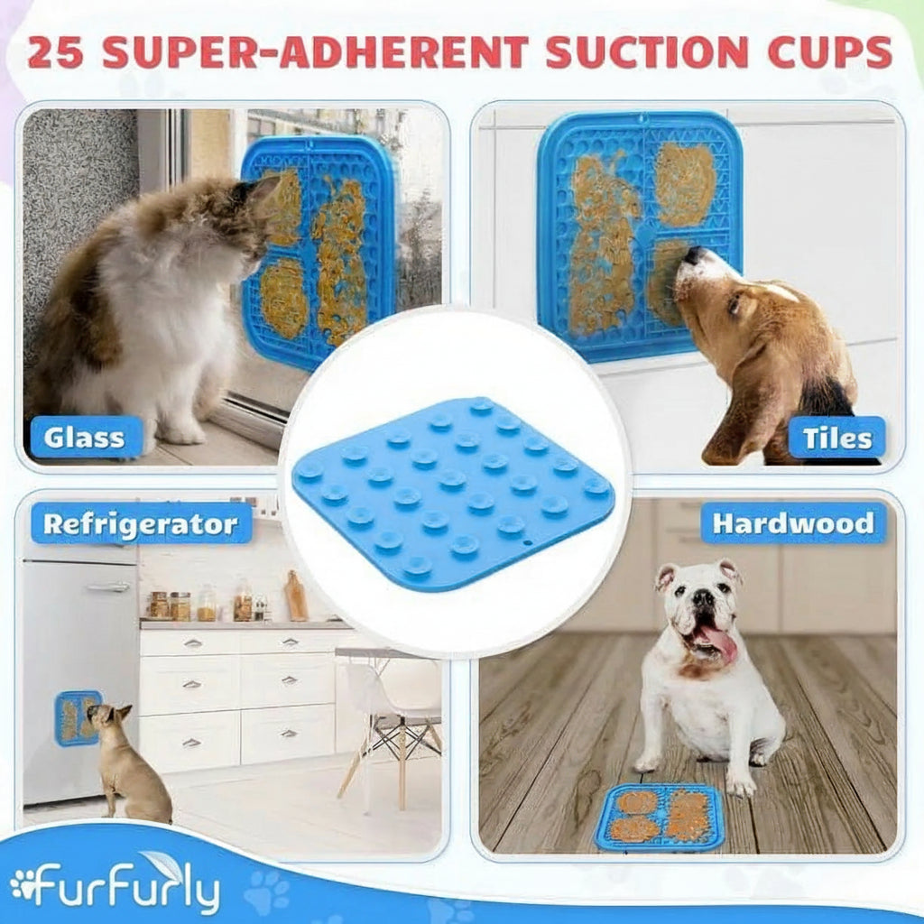 Set of 2 Pet Lick Mats