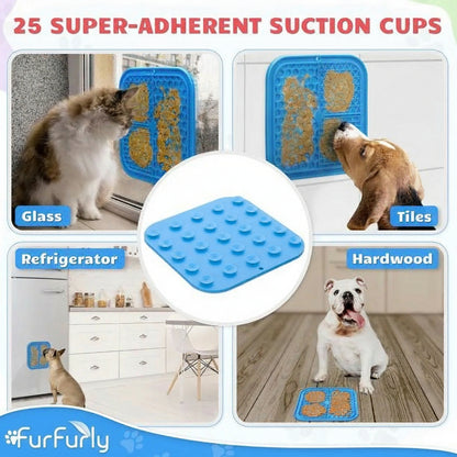 Set of 2 Pet Lick Mats
