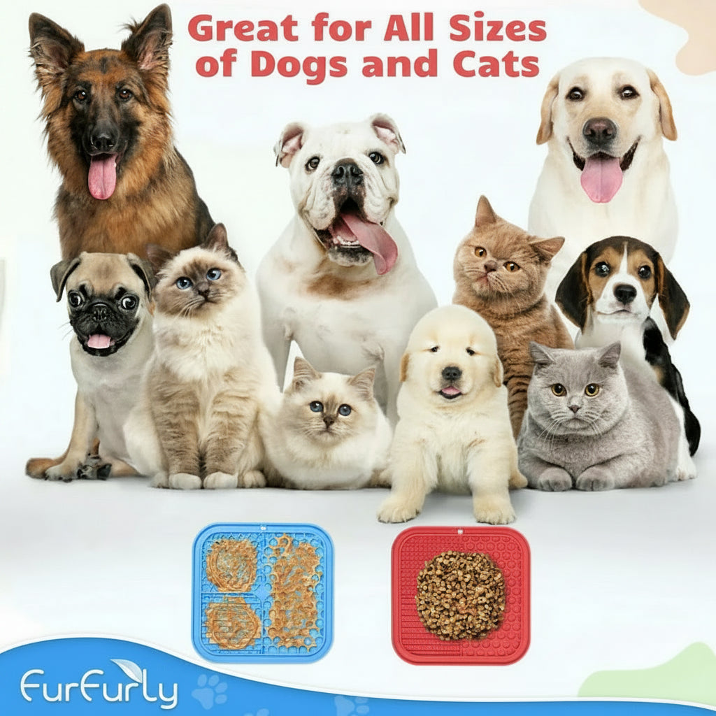 Set of 2 Pet Lick Mats