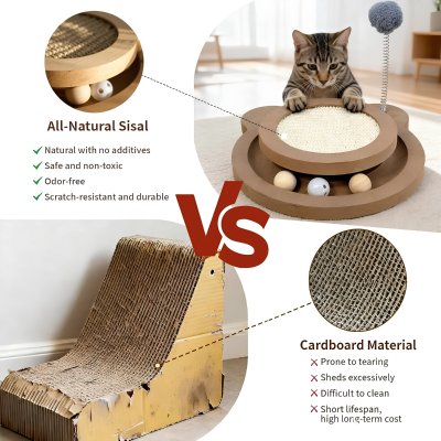 Interactive Sisal Cat Scratcher