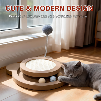 Interactive Sisal Cat Scratcher