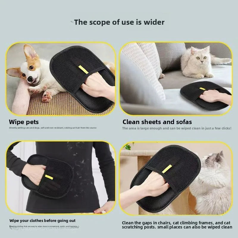 Antistatic Pet Hair Removal Gloves