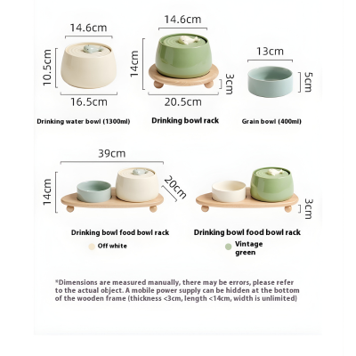 Ceramic Cat Water Filter Dispenser