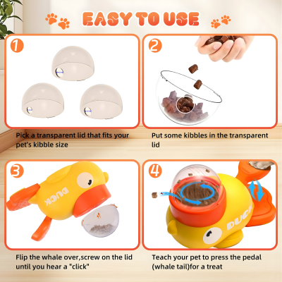 Duck Shape Treat Toy