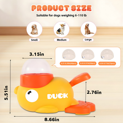 Duck Shape Treat Toy